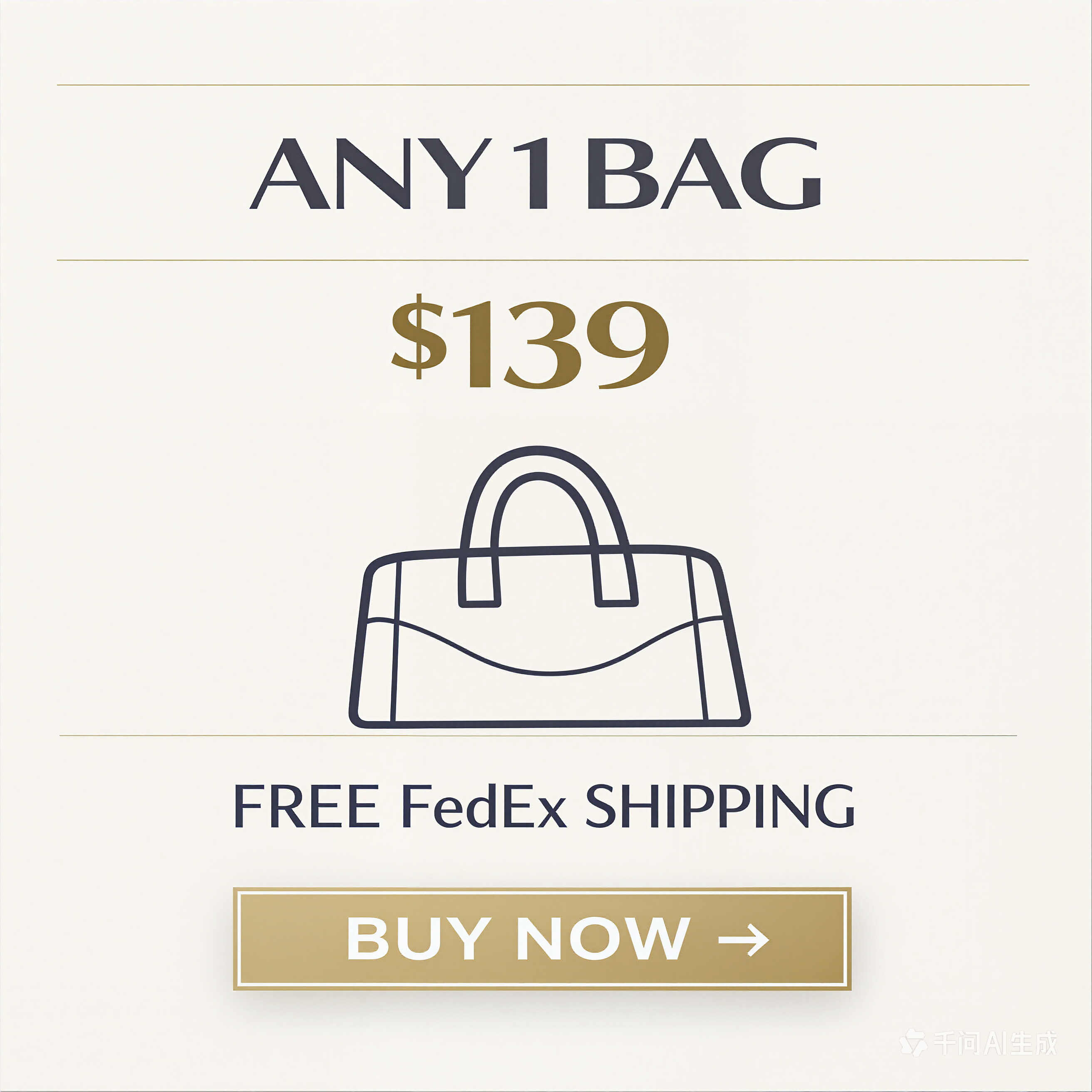 Order 1 piece（All orders will be delivered via FedEx）